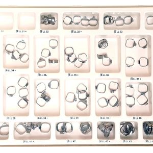 EZ Fit Prewelded Orthodontic Molar Band Kit w/ Single Tubes (100 Bands) - 1st Molar